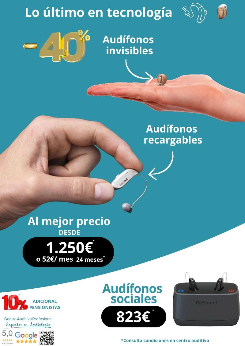 Promoción Audífonos en CAP Centro Auditivo Profesional